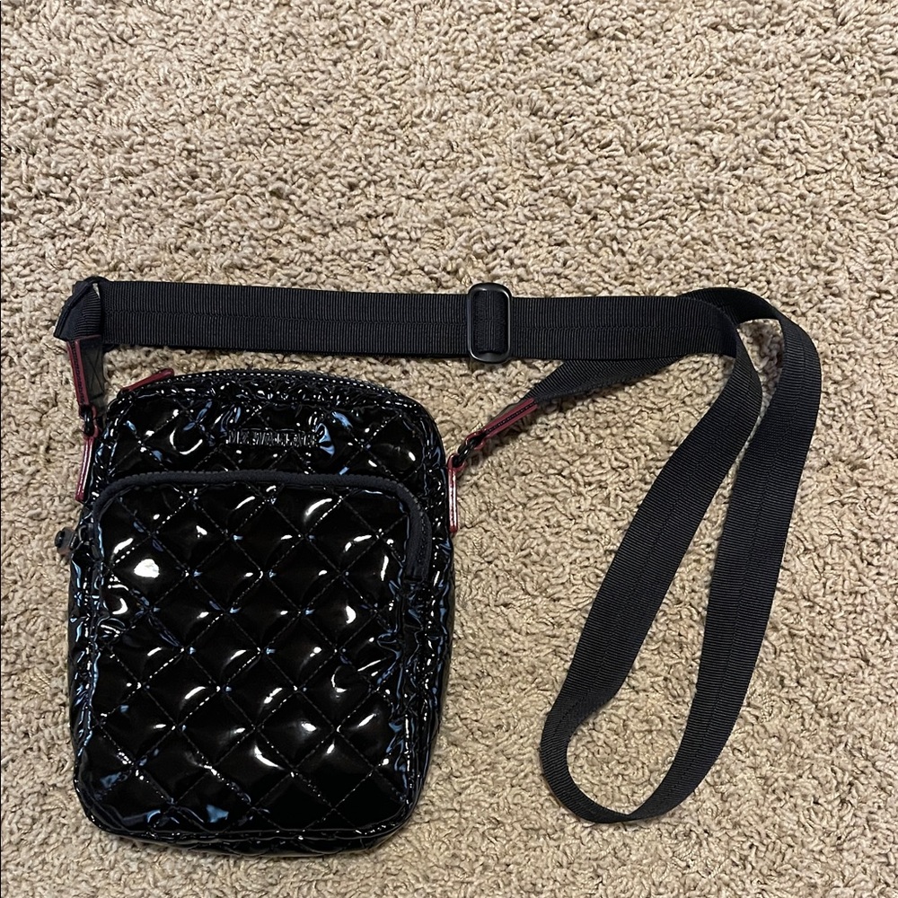 MZ Wallace Metro Crossbody Glossy Black
